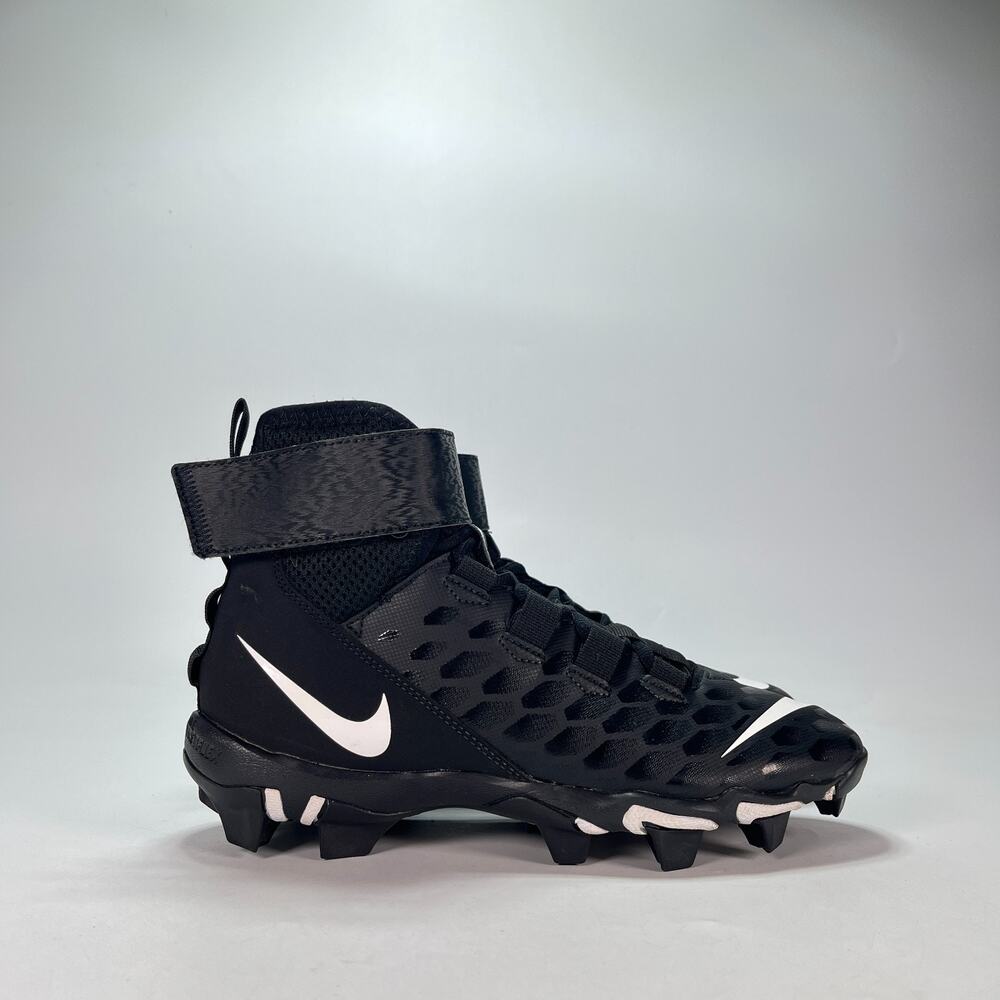 Nike Force Savage Shark 2 Black White Football Cleats AQ7722-001 Men's Size 7.5